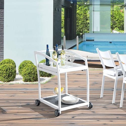patio serving cart