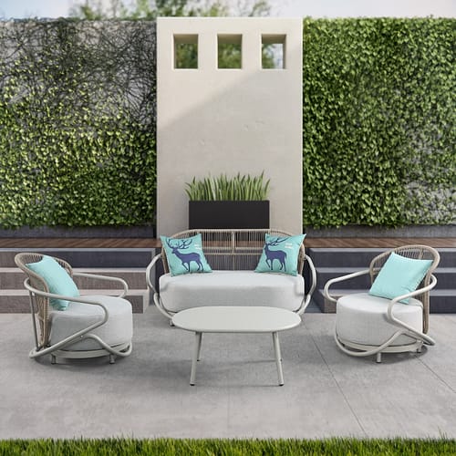 Outdoor Rattan Sofa Set