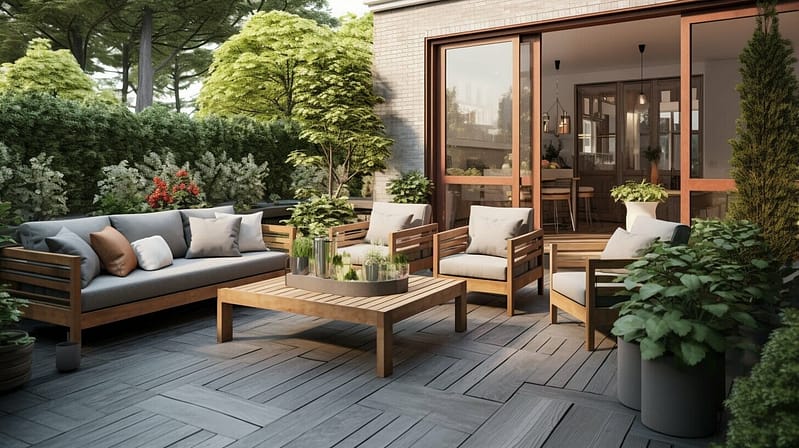 how to arrange patio furniture