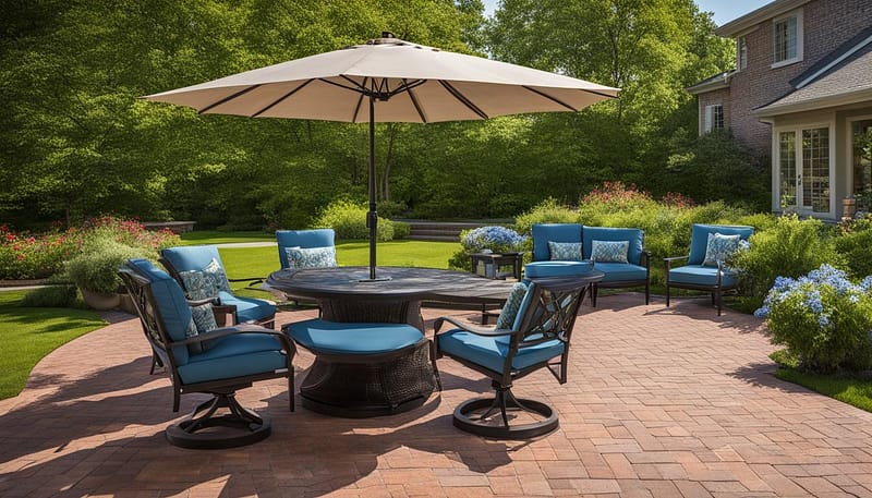how to weigh down patio furniture