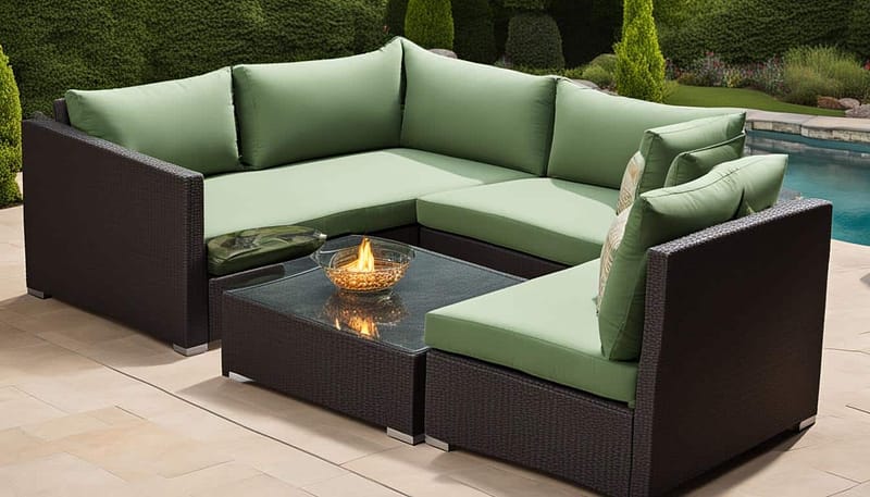 outdoor deep sofa