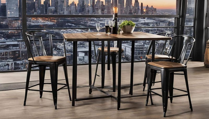 industrial bistro set