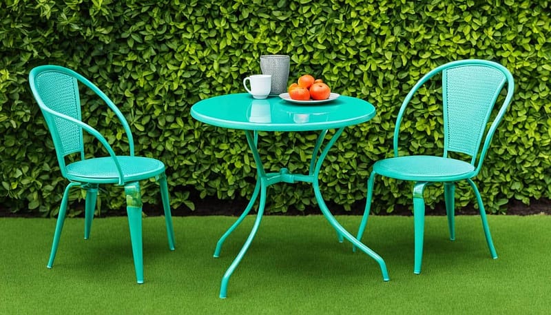 mid century bistro set