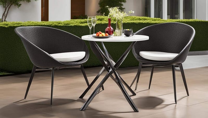 modern bistro set