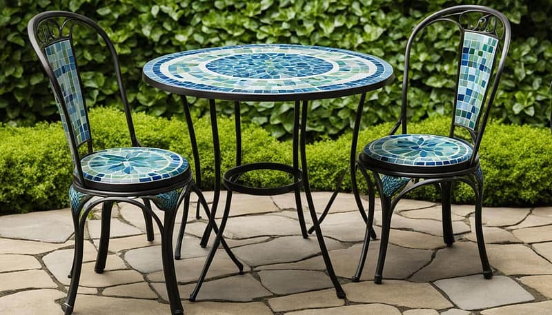 mosaic bistro set