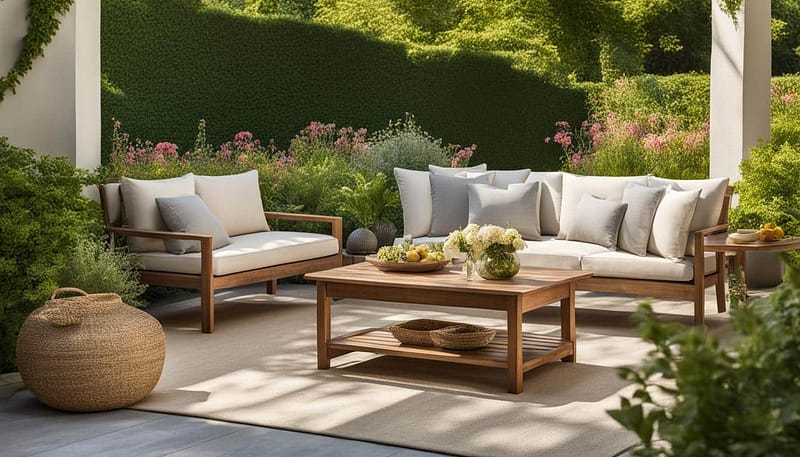 outdoor sofa dining