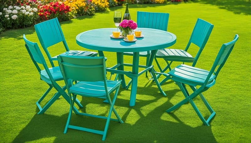 poly bistro set
