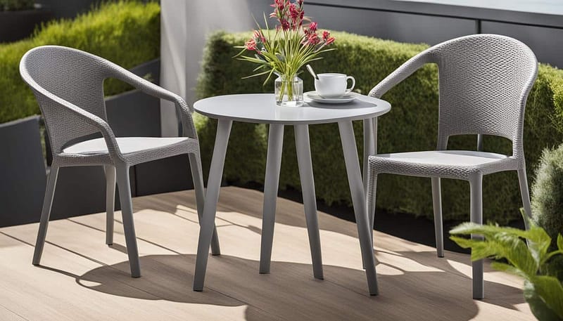 resin bistro set