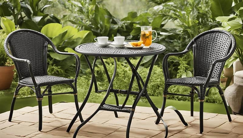 weatherproof bistro set