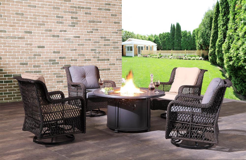 Home 9 Outdoor Furniture Supplier-China Factoery-Manufacturer fire pit table set
