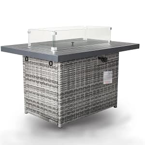 patio fire pit tables