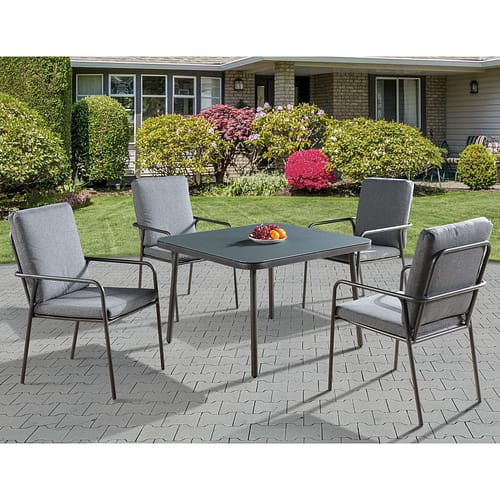 metal outdoor dining table