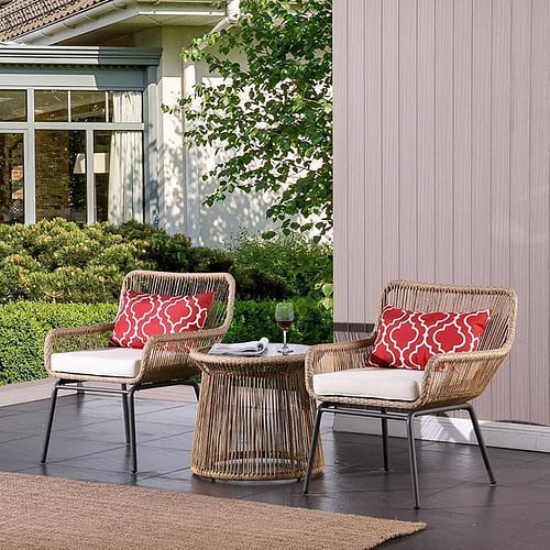 rattan bistro set