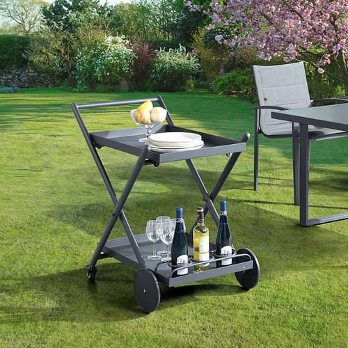 serving cart with wheels