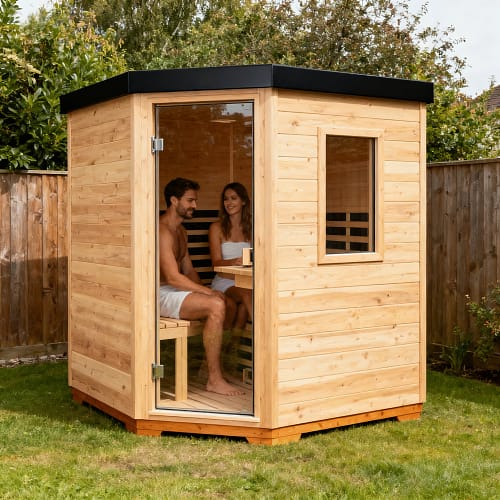 wood sauna rooms