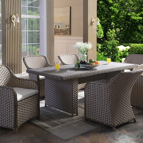 Products 14 Outdoor Furniture Supplier-China Factoery-Manufacturer outdoor rectangular dining table