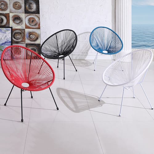 Products 1 Outdoor Furniture Supplier-China Factoery-Manufacturer Patio rattan wicker lounge outdoor Acapulco chair