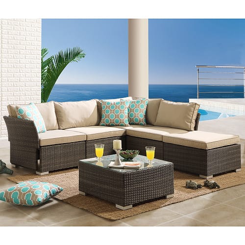 Products 10 Outdoor Furniture Supplier-China Factoery-Manufacturer L shape outdoor sofa