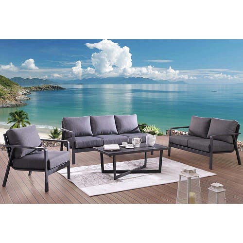 Products 16 Outdoor Furniture Supplier-China Factoery-Manufacturer outdoor sofa black