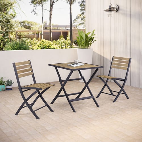 Products 13 Outdoor Furniture Supplier-China Factoery-Manufacturer Folding Acacia Wood Bistro Set
