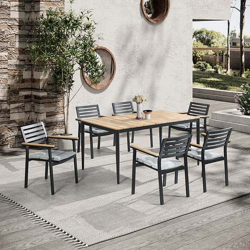 teak wood dining table set