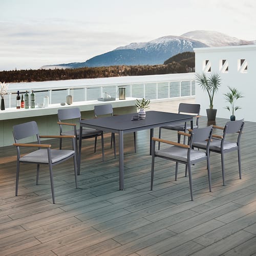 Products 16 Outdoor Furniture Supplier-China Factoery-Manufacturer outdoor dining table set OD783