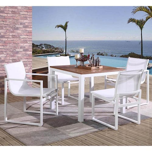 Products 11 Outdoor Furniture Supplier-China Factoery-Manufacturer white outdoor dining table