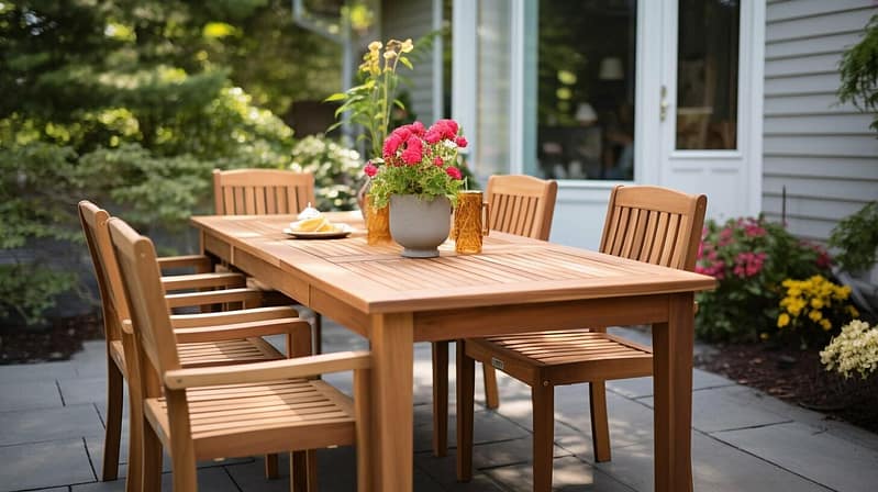teak outdoor dining chairs