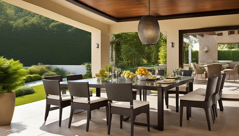 Elevate Al Fresco Dining with Counter Height Sets 165 Outdoor Furniture Supplier-China Factoery-Manufacturer counter height outdoor dining sets