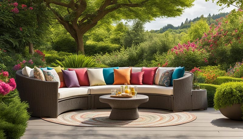 Outdoor Circular Sectional Sofa: Comfort & Style 138 Outdoor Furniture Supplier-China Factoery-Manufacturer outdoor circular sectional sofa