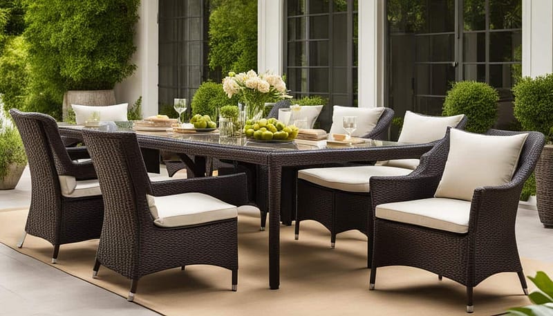 wicker dining sets wicker dining sets