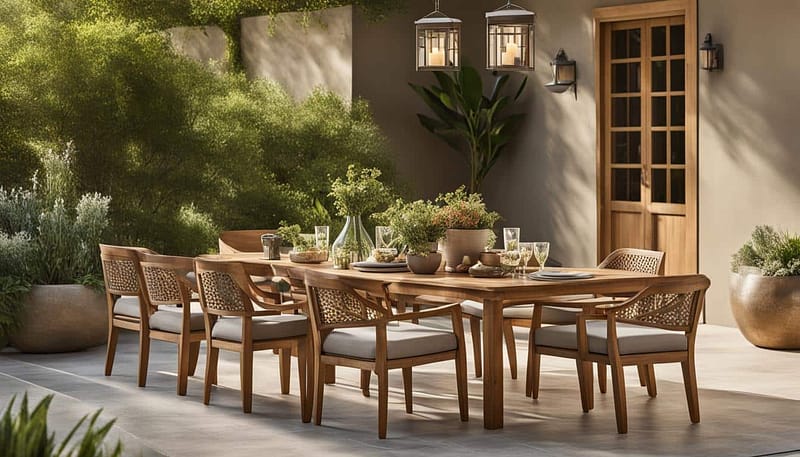 Chic Wood Outdoor Dining Sets for Your Patio 125 Outdoor Furniture Supplier-China Factoery-Manufacturer wood outdoor dining sets
