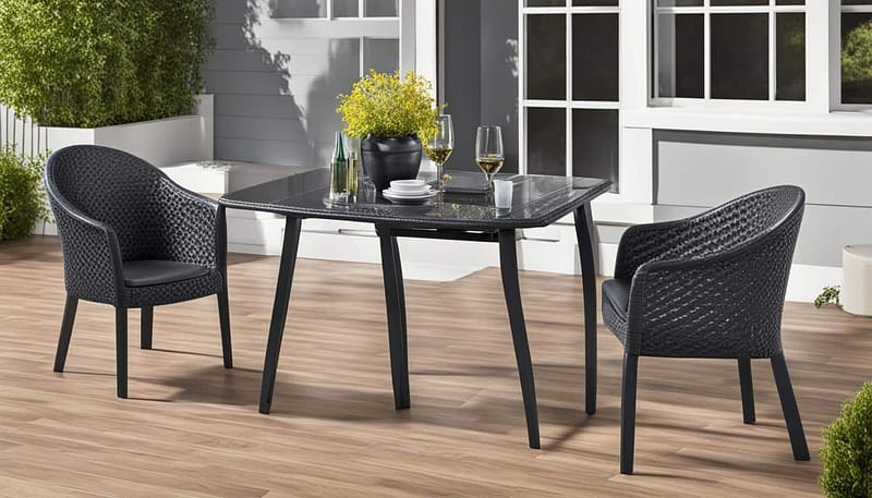 stylish plastic bistro set stylish plastic bistro set