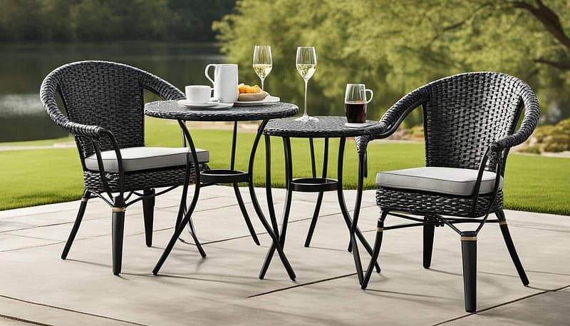 Weddington 3 Piece Bistro Set for Charming Patios 100 Outdoor Furniture Supplier-China Factoery-Manufacturer weddington 3 piece bistro set