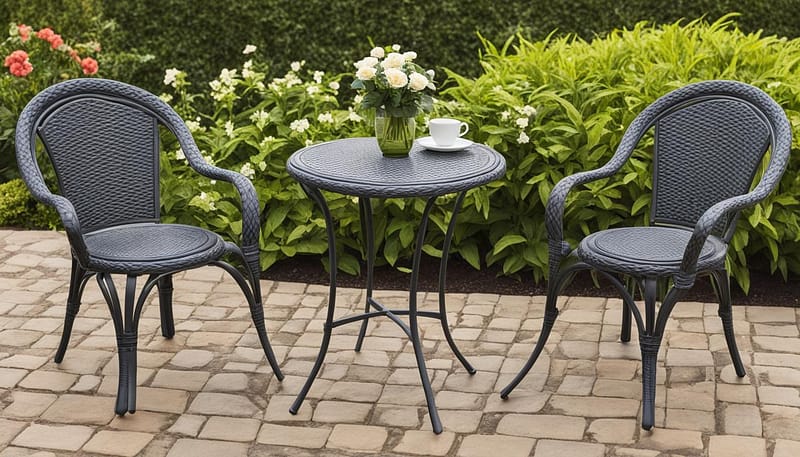 Whaley 3 Piece Bistro Set: Compact Elegance 108 Outdoor Furniture Supplier-China Factoery-Manufacturer whaley 3 piece bistro set