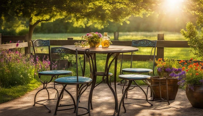 Charming Vintage Bistro Set for Cozy Outdoor Dining 88 Outdoor Furniture Supplier-China Factoery-Manufacturer vintage bistro set